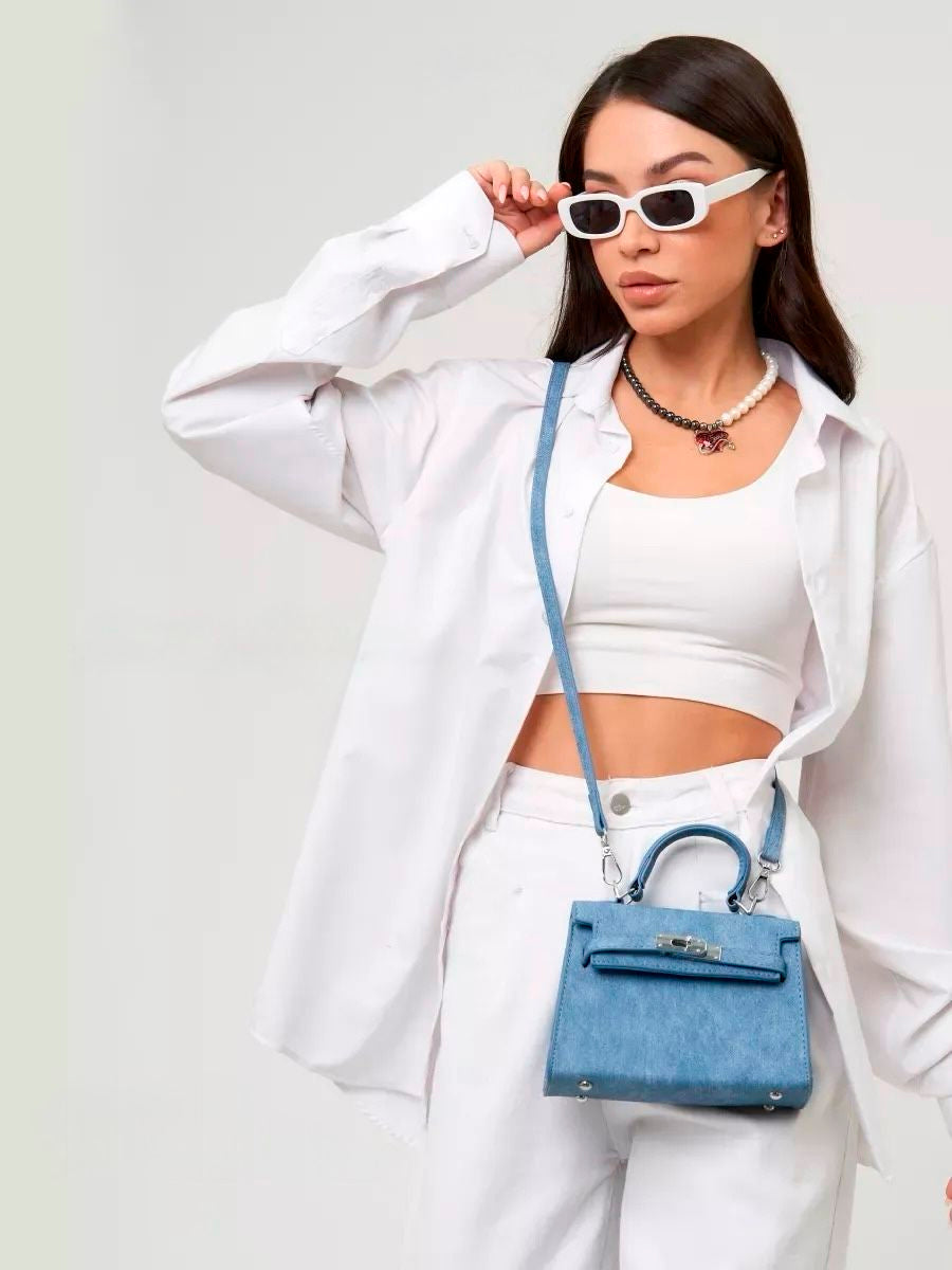 Bolsa Milano Feminina Couro Ecológico - Charme e Elegância Italiana