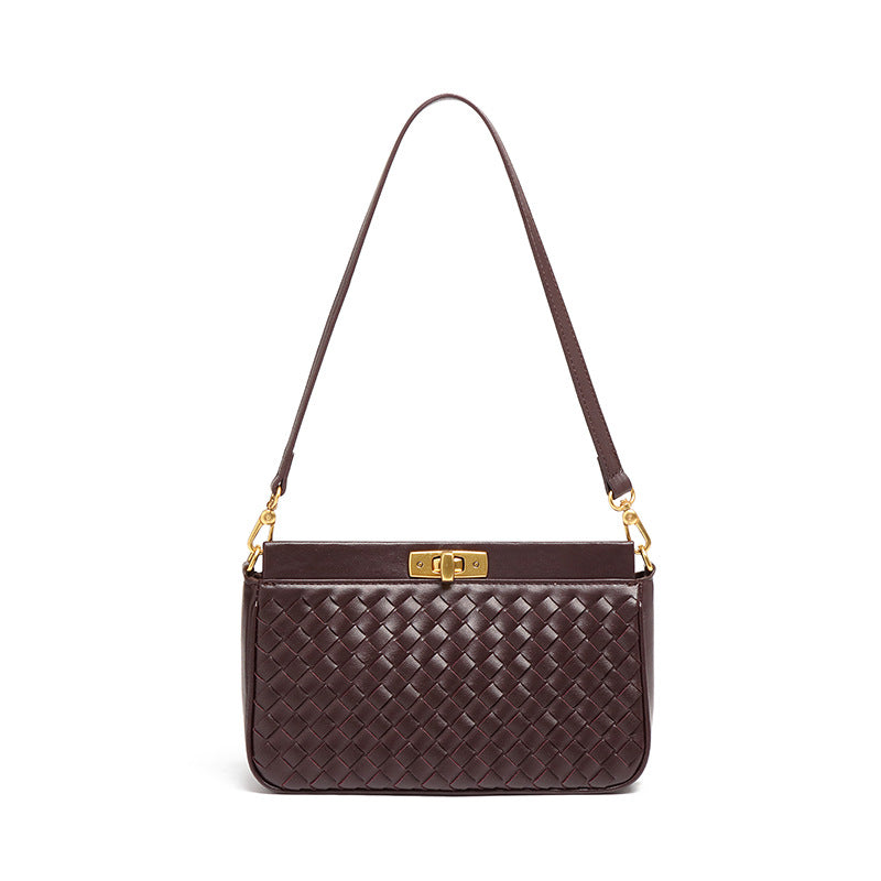 Bolsa feminina Baguete Feminina Trançada Bali - Elegante e Compacta