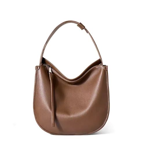 Bolsa Feminina Média, Bolsa Feminina, Bolsa de Ombro Feminina, Bolsa de Ombro Casual, Bolsa de Couro Legítimo