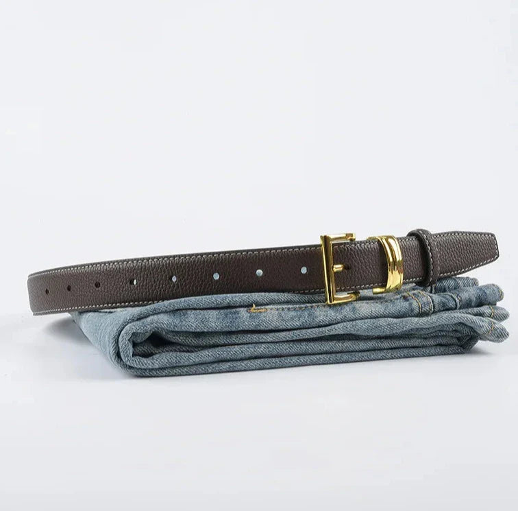 Cinto de Material Legítimo Napoli – Elegância em Cada Detalhe