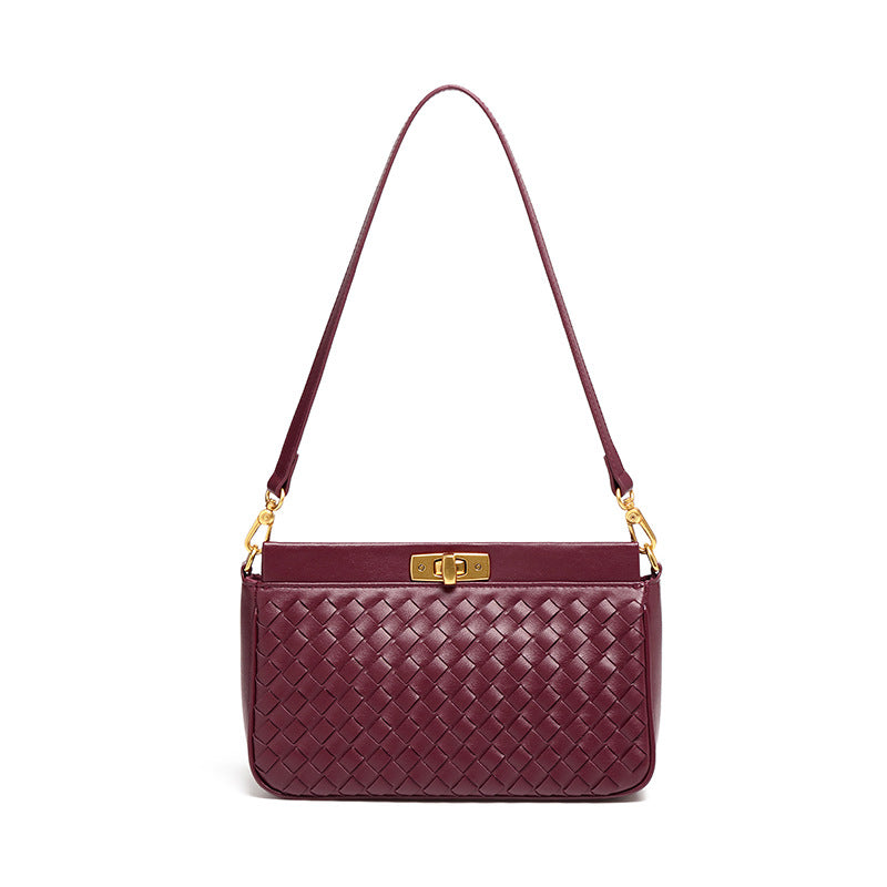 Bolsa feminina Baguete Feminina Trançada Bali - Elegante e Compacta