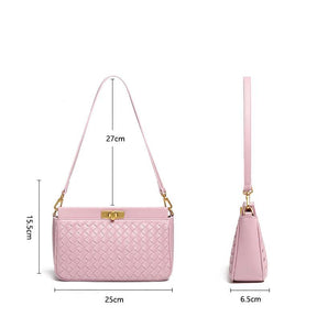 Bolsa feminina Baguete Feminina Trançada Bali - Elegante e Compacta