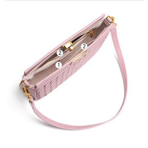 Bolsa feminina Baguete Feminina Trançada Bali - Elegante e Compacta
