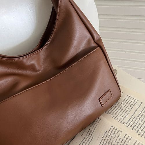 Bolsa de Ombro Feminina Retrô, Bolsa de Ombro Casual, Bolsa de Ombro Feminina, Bolsa Feminina, Bolsa de Ombro, Bolsa de Couro, Bolsa de Couro Feminina, Bolsa de Couro Legítimo 