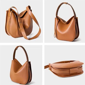 Bolsa Feminina Média, Bolsa Feminina, Bolsa de Ombro Feminina, Bolsa de Ombro Casual, Bolsa de Couro Legítimo
