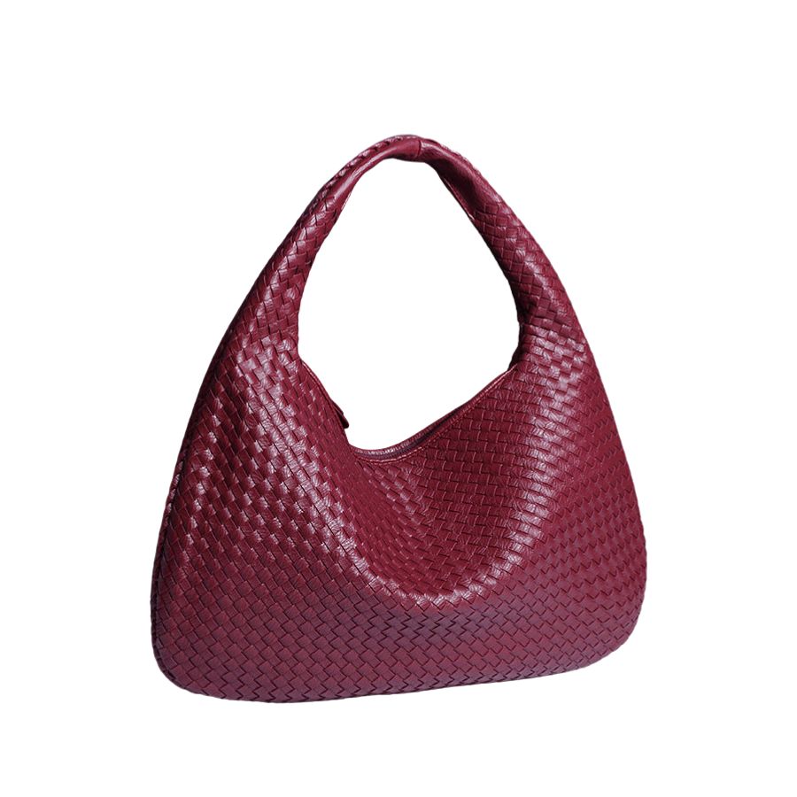 Bolsa feminina Giovanna – Maxi Shoulder Trançada Estilo Italiano