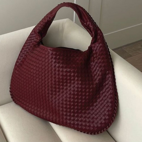 Bolsa feminina Giovanna – Maxi Shoulder Trançada Estilo Italiano
