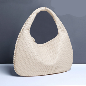 Bolsa feminina Giovanna – Maxi Shoulder Trançada Estilo Italiano