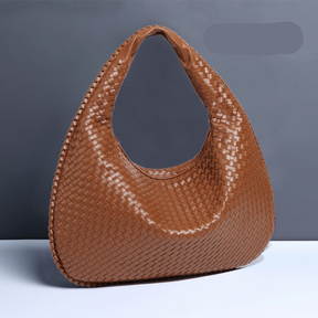 Bolsa feminina Giovanna – Maxi Shoulder Trançada Estilo Italiano