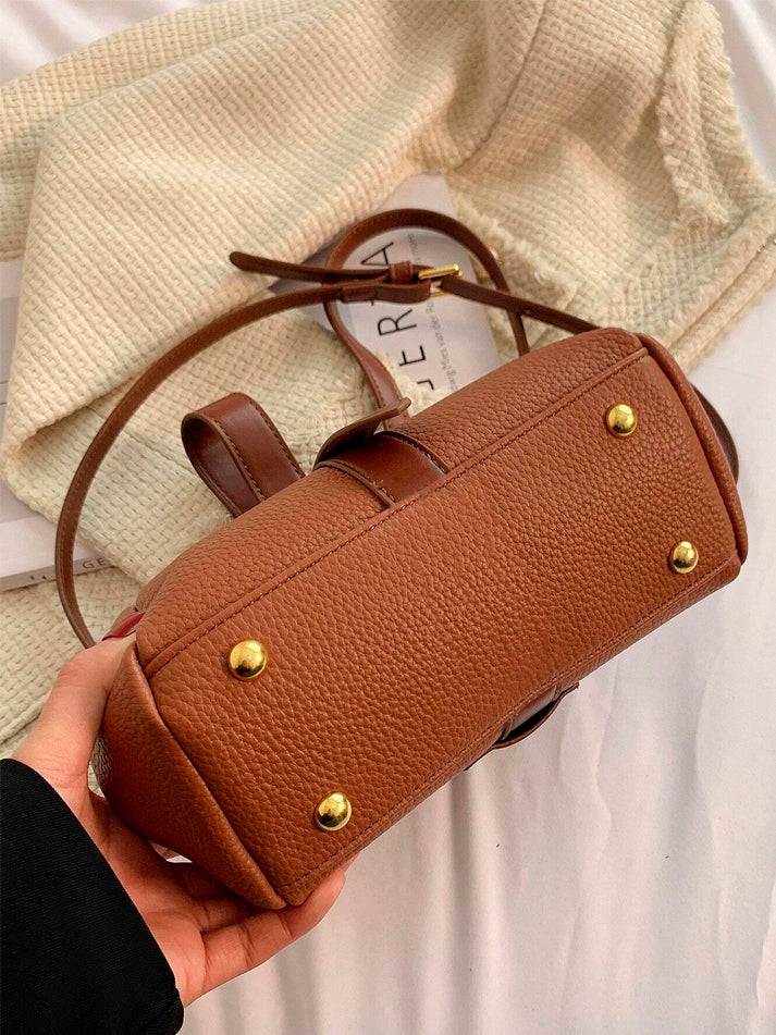 Bolsa Cardia em Couro Ecológico – Sofisticação com Charme Único