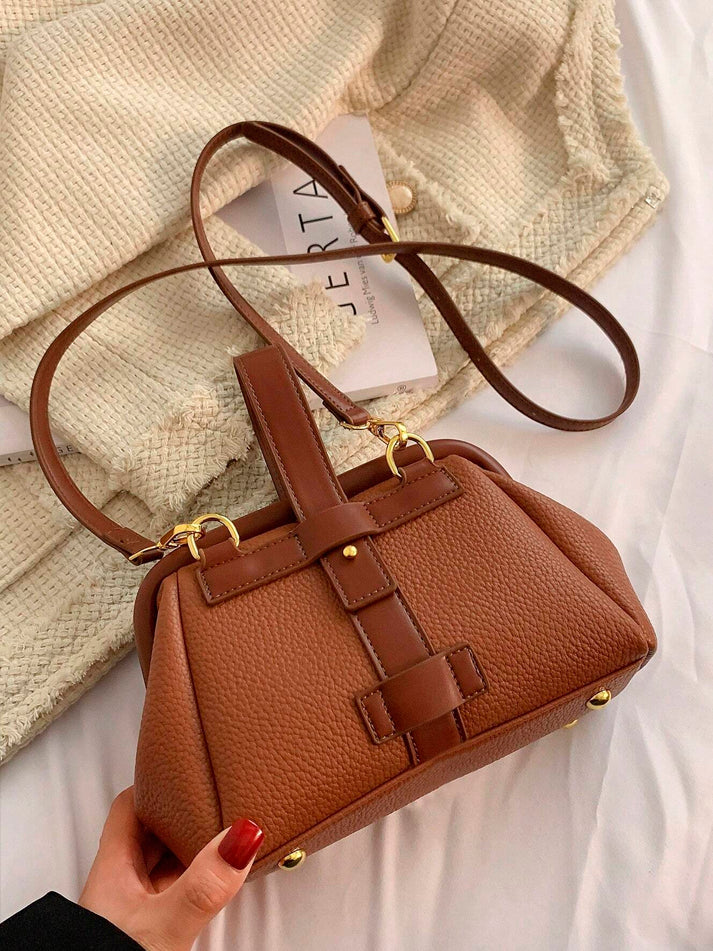 Bolsa Cardia em Couro Ecológico – Sofisticação com Charme Único