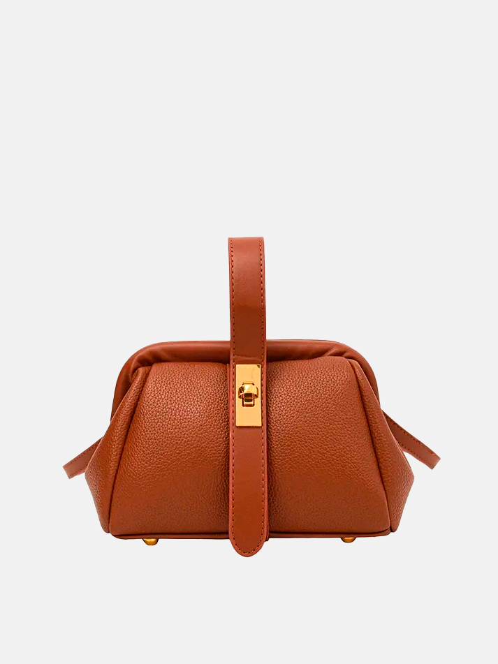Bolsa Cardia em Couro Ecológico – Sofisticação com Charme Único