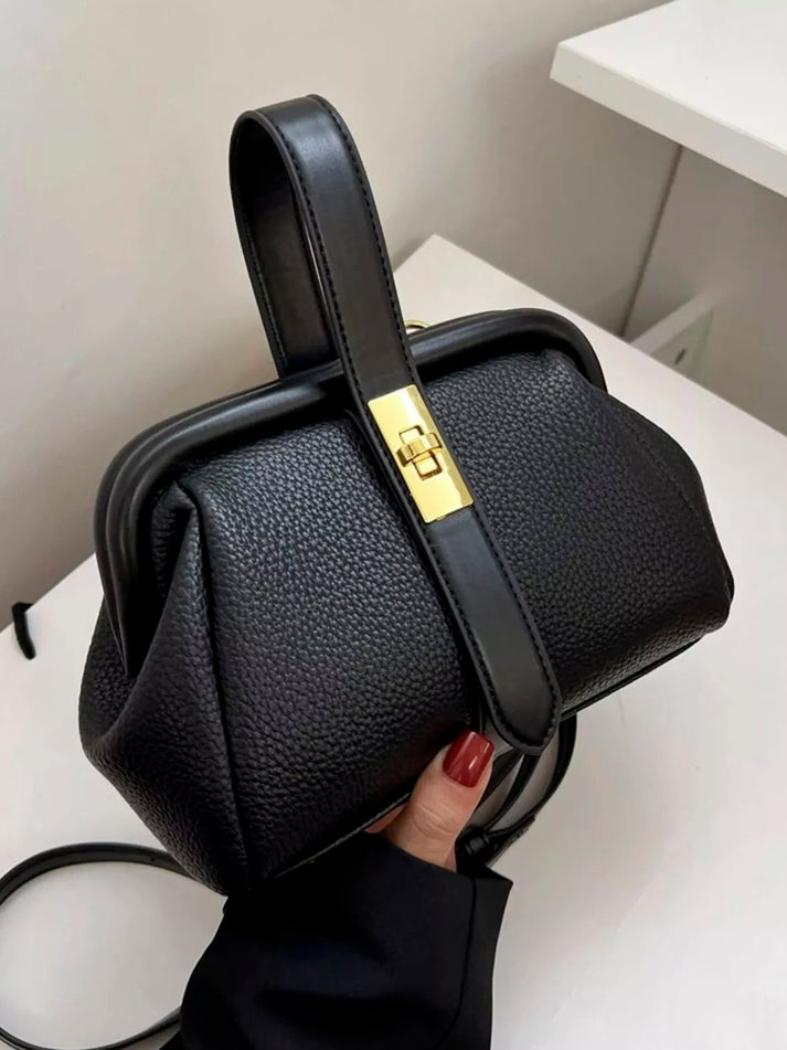 Bolsa Cardia em Couro Ecológico – Sofisticação com Charme Único